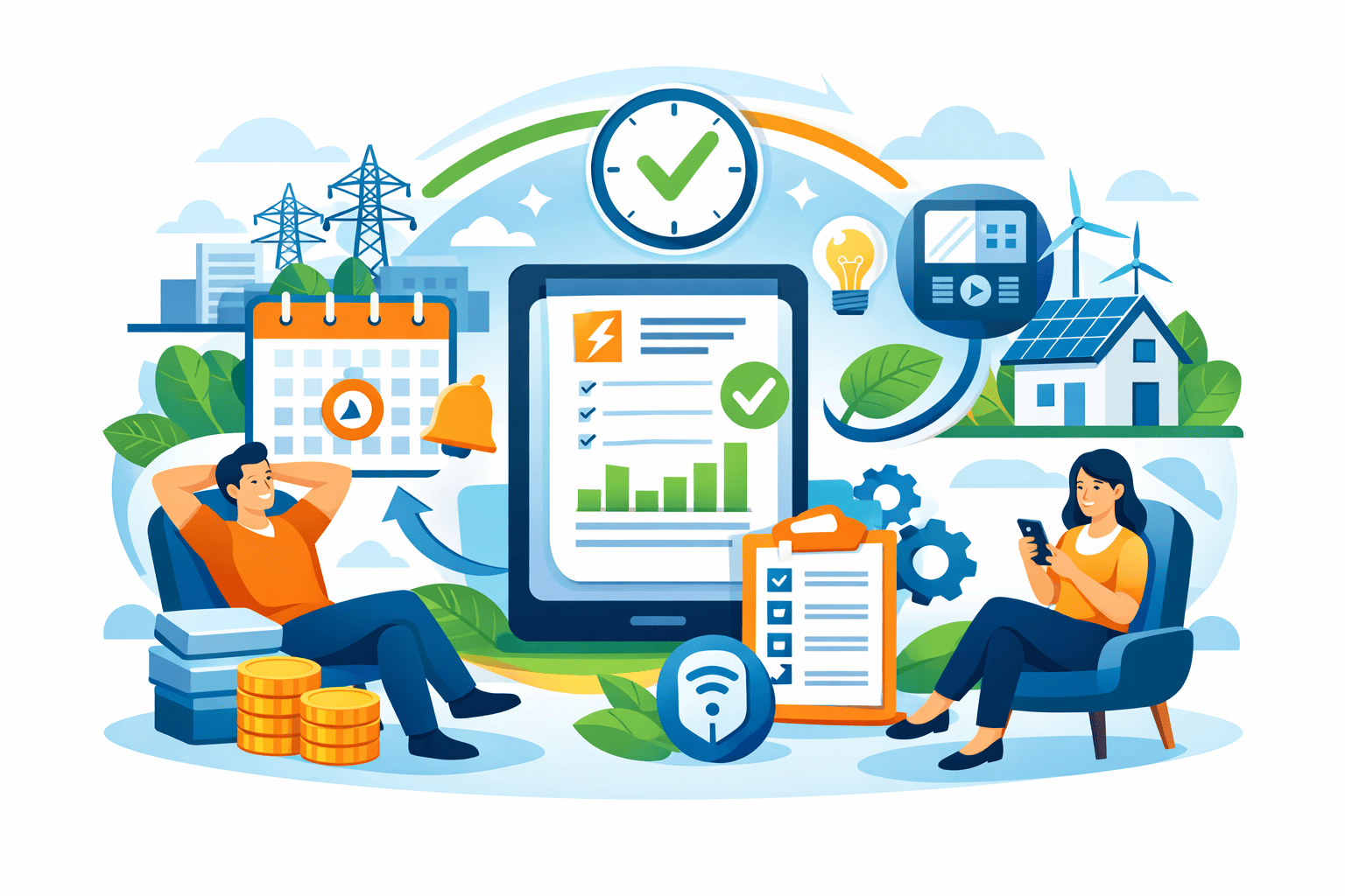 تبسيط إدارة فواتير الطاقة الخاصة بك